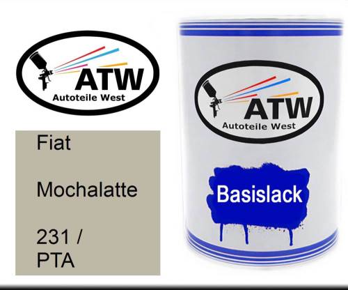 Fiat, Mochalatte, 231 / PTA: 500ml Lackdose, von ATW Autoteile West.